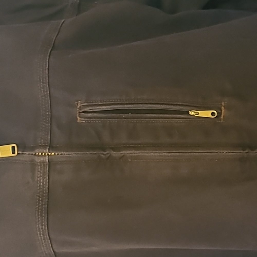 Carhartt Brown XL Tall Heavyweight Coat with Sherpa Lining - Picture 3 of 16